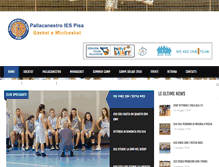 Tablet Screenshot of iesbasketpisa.it